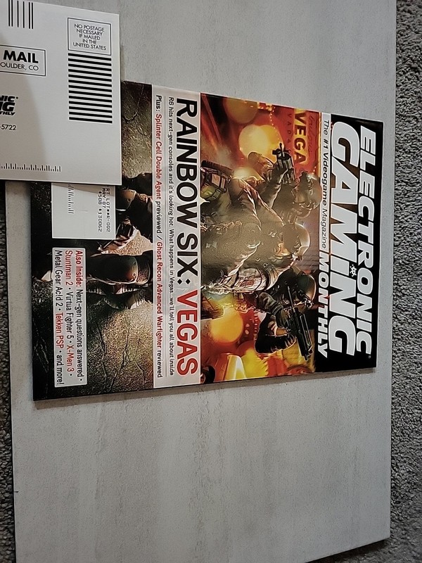 Electronic Gaming Monthly #202 Feat. Rainbow Six: Vegas