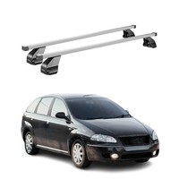 Menabo DachträGer GrundtäGer FüR Fiat Croma 2005-2010 75Kg Stahl Silber 2 Tlg