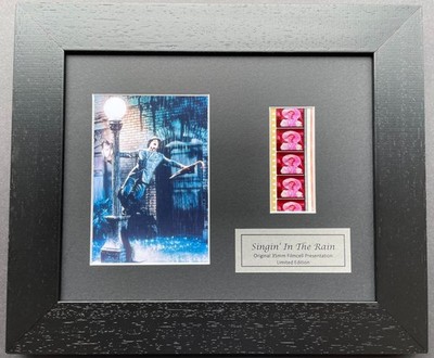 Singin' In The Rain Original 35mm Film Cells set in Quality Wood Frame + COA