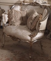 Einsitzer Italien Sessel Couch Polster Design Textil Sitzer Polster Sitz Couchen