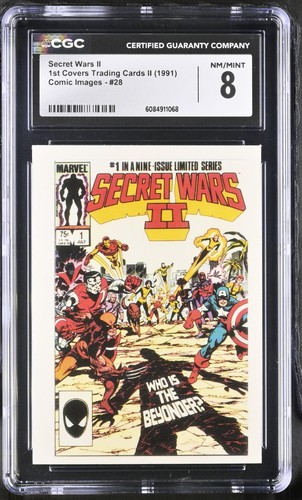 1991 Secret Wars II 1st Covers Marvel Comics Presents Card #28 CGC 8 NM/MINT