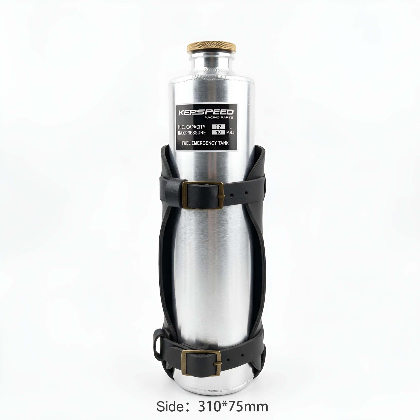 KEPSPEED Fuel Emergency Tank /Fuel Bottle For Harley Motorcycle,Aluminum 1.25L