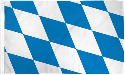 Bavaria 2x3ft Poly Flag International Bavarian Country National Flag
