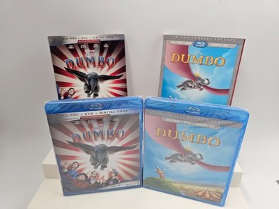 LOT (2) NEW Disney DUMBO Blu-Ray DVD Digital Codes MOVIES 75th Anniversary