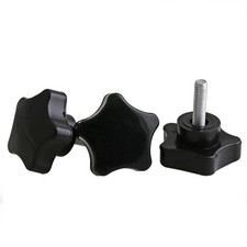 M4 - M10 Black Plum Bakelite Thumb Screws Knob Bolt Star Knob Hand Tighten Screw