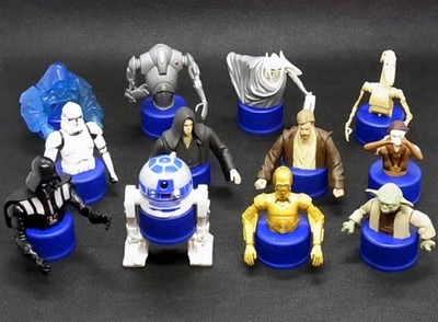 Star Wars Episode III Pepsi Kronkorken 12er Set authentische Sammelfiguren