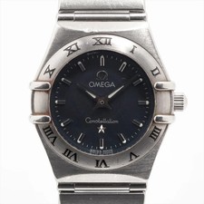 Omega Constellation Mini 1562.40 SS SS QZ Navy dial