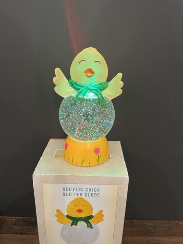 Gallito globo iluminado brillo barril galleta funciona con pilas nuevo en caja - Imagen 2 de 3