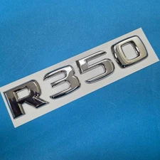 SET OF CHROME * R350 * TRUNK LETTER EMBLEM BADGE