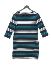 Uniqlo A-Line Midi Dress S in Blue