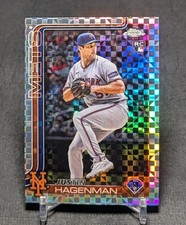 Justin Hagenman X-Fractor Rookie RC 2025 Topps Chrome Update Card #USC61 Mets. rookie card picture