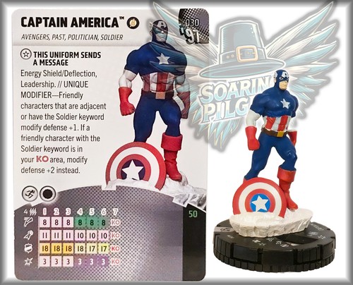 Marvel Heroclix  CAPTAIN AMERICA - 030 - RARE  X-Men '97  Set
