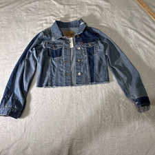 Levi's Blue Wash Denim Original Youth M 10-12 Distressed 2003