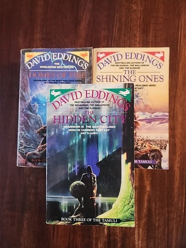 David Eddings The Tamuli Book 1, & 3 Bundle, Domes of Fire/Hidden City, Shining - Bild 3 von 12