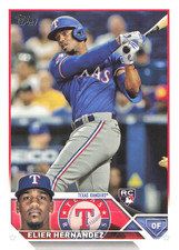 2023 Topps Update Series - Elier Hernandez #US304 (RC) Rangers