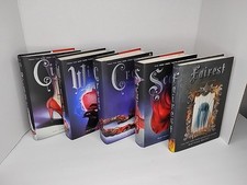 Marissa Meyer Lunar Chronicles 5 HC Lot Cinder Scarlet Cress Winter Fairest
