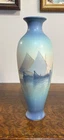 Rookwood Pottery Scenic Venetian Vellum Vase 1923 C. Schmidt MINT! Uncrazed!