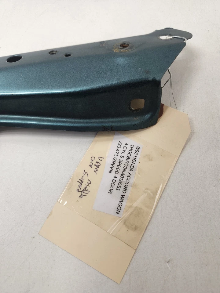 1990-1993 Honda Accord Wagon, Sedan, Coupe Upper Middle Core Support/ Tie Bar  - Image 2 of 4