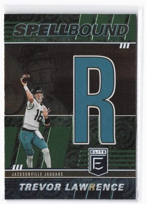 2022 Donruss Elite Trevor Lawrence #SB-TL4 Spellbound Green