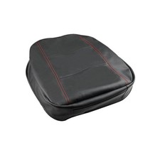 Black Leather Seat Cover Seat Cushion For Vw Golf Caddy Audi A3 Bmw X1 X3 Honda