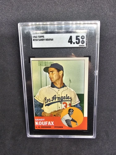 1963 Topps #210 Sandy Koufax SGC 4.5  🔥  