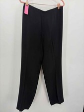 Pre-Owned Chanel Black Size 42 Dress Pants