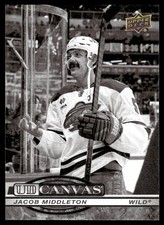 2025-26 Upper Deck Series 2 Canvas Black Jacob Middleton Minnesota Wild #C-126