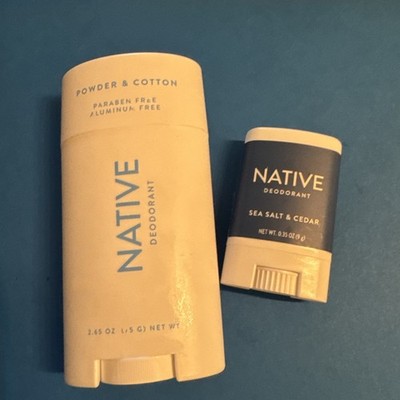 Native Natural Deodorant - 72-Hour Protection, , 2.65 oz, Powder Scent & Travel