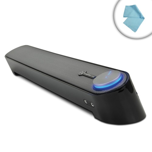 GOgroove® SonaVERSE UBR LED Sound Bar Speaker with Angled Design - 第 2/6 張圖片