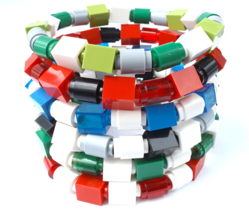 Bracelet d'amitié en briques LEGO hommes enfants sac de fête faveur bracelet - Photo 1/1
