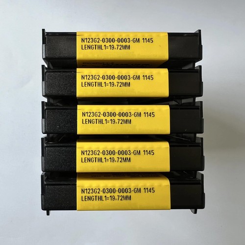 Sandvik / N123G2-0300-0003-GM 1145 /CNC lathe carbide blade tool 10 Pcs - Picture 2 of 5
