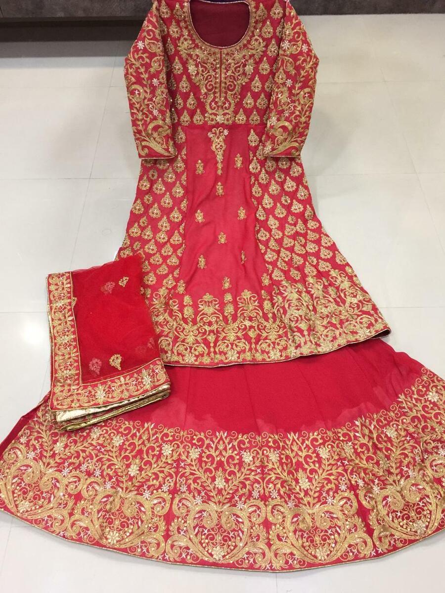 Party Wear Girl Kids Lacha Trail Design, Size: 16-22 at Rs 1590/piece in  New Delhi
