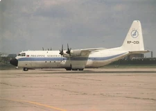 Postcard Airline PHILIPPINE AEROTRANSPORT Lockheed L382E-33C-20 CC7.