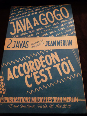 Java Partition À Gogo Jean Merlin Accordéon C'est Toi Sheet Music