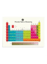 Modern Toss Gifts Funny RUDE Hilarious Periodic Table Swearing A2 Poster Print