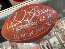 ROCKY BLEIER PITTSBURGH STEELERS SB  SIGNED OFFICIAL NFL FOOTBALL  IX X XIII XIV