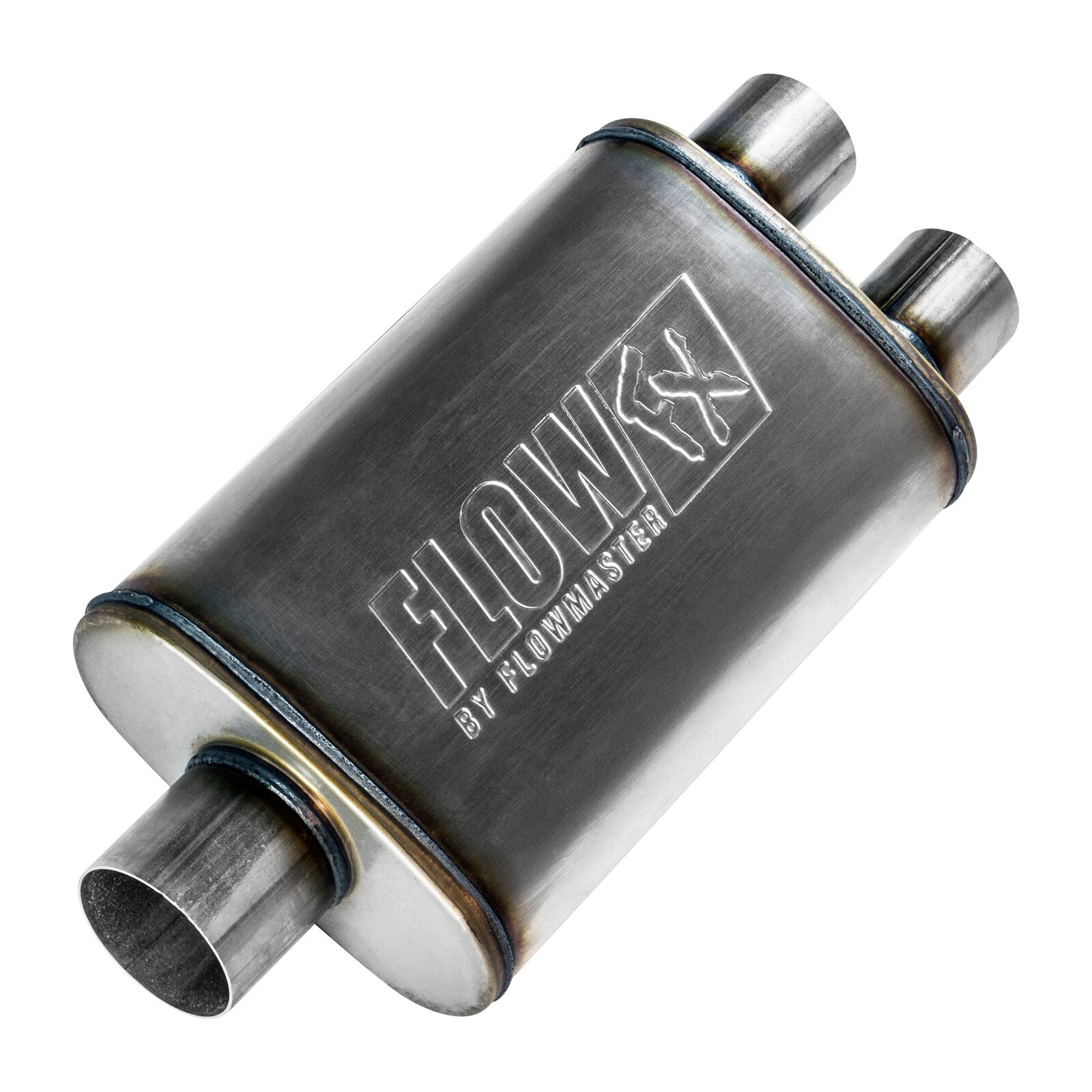 Flowmaster 72198 Muffler 3" In 2.5" Dual Out for Jimmy F250 F350