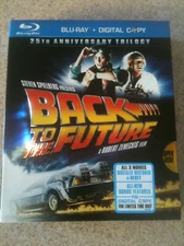 Back to the Future: 25th Anniversary Trilogy (Blu-ray Disc, 2010) VG+, I II III