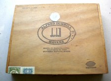 CAJA DE PUROS HABANOS DUNHILL ( 10 ESTUPENDOS) VACIA / COLLCION