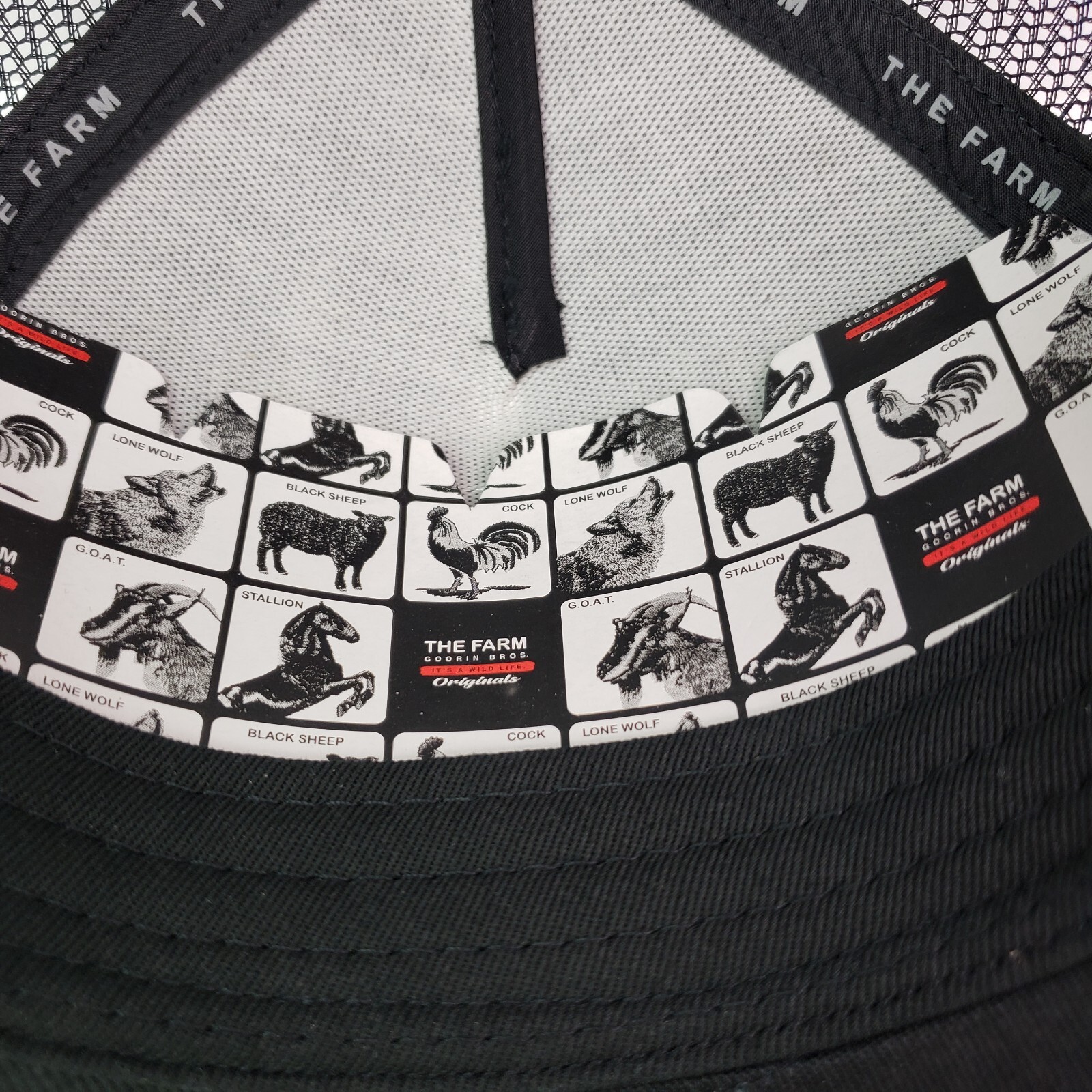 Goorin Bros The Farm The Sabertooth Tiger Mesh Back Snapback Trucker Cap Hat