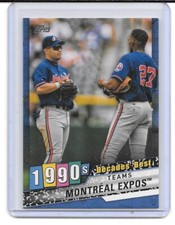 2020 Topps Series 2 Decades' Best Blue #72 Montreal Expos