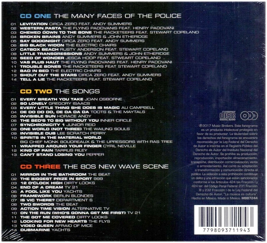 The Many Faces Of The Police. A Journey Through World Of (3 CDs Set | Digipack) - Bild 2 von 2