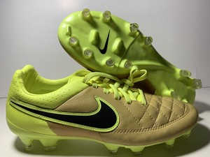 Nuevo Nike Tiempo Legacy FG Botines de Cuero Hombre US 6.5 verde bronceado  | eBay