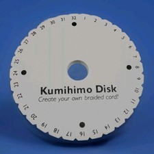 Kumihimo 6" Round Braiding Disk 32 Slots Create Braided Beaded Cords Crafting