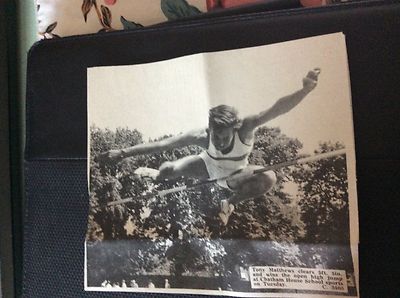 68-2 Ephemera 1967 Bild Tony Matthews Chatham Sporttag Hochsprung