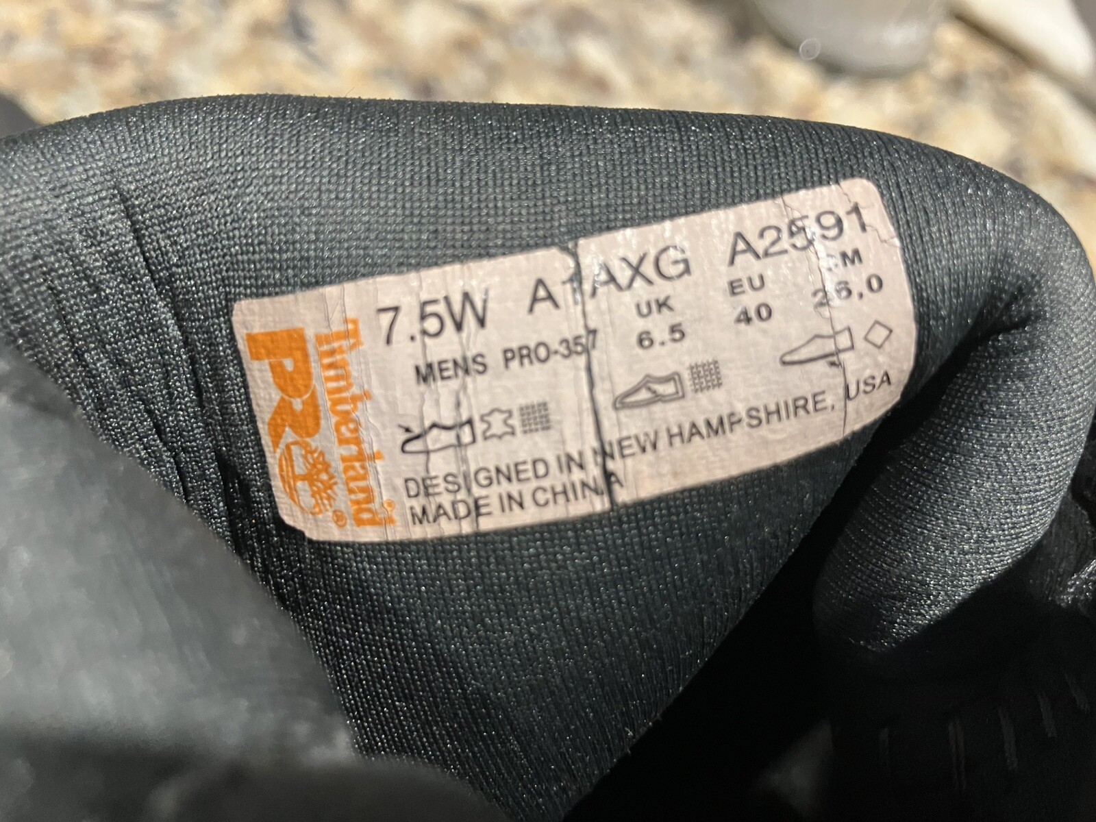 Men’s Sz 7.5 W Timberland Pro Stockdale Pull On Industrial Work Boot