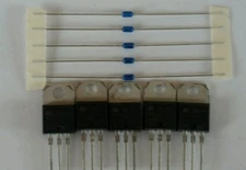  USA SELLER 5pcs  BTA24-600B  TRIAC 25Amp. 600 VOLT. & 5 DB3 diac driver 