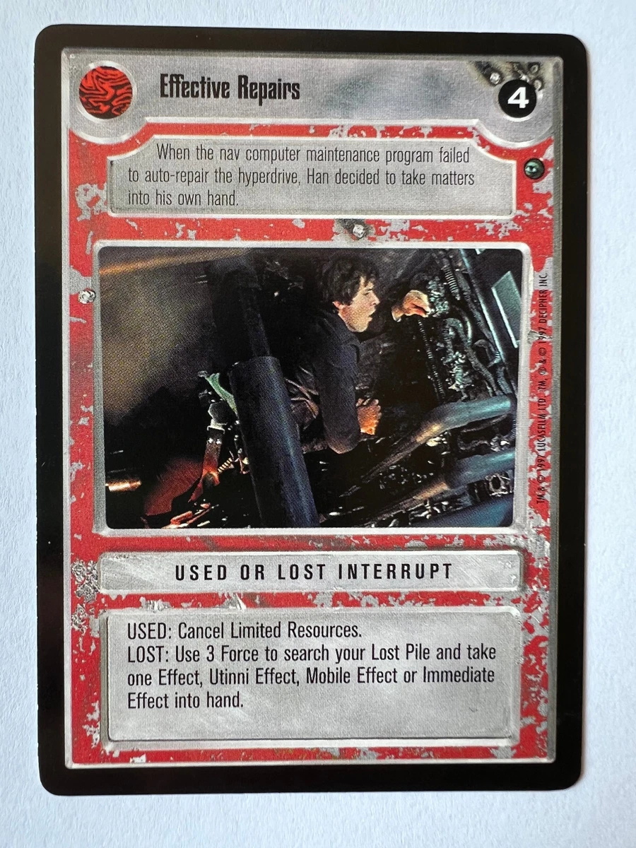 25+ Star Wars CCG Rare Individual Collectible Card Game Cards for