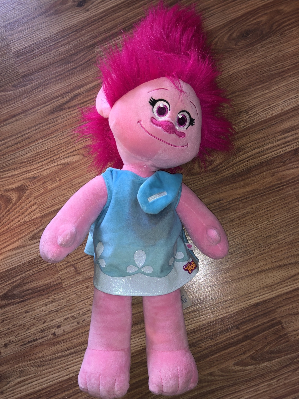 Build A Bear BABW Trolls Princess Poppy Stuffed Animal Plush Cute Movie Doll Toy