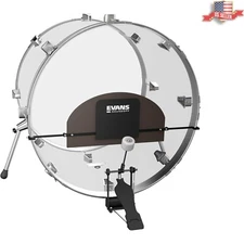 SoundOff Adjustable Drum Mute for Bass Drums 18-26" - Silent Practice Solution